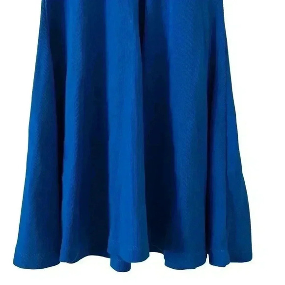 Zara Lapel Collar Rib Dress M - Picture 4 of 10